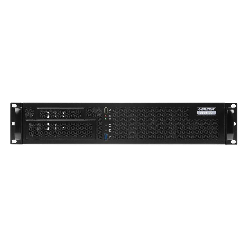 02 Green G535-2U Rackmount Computer Case