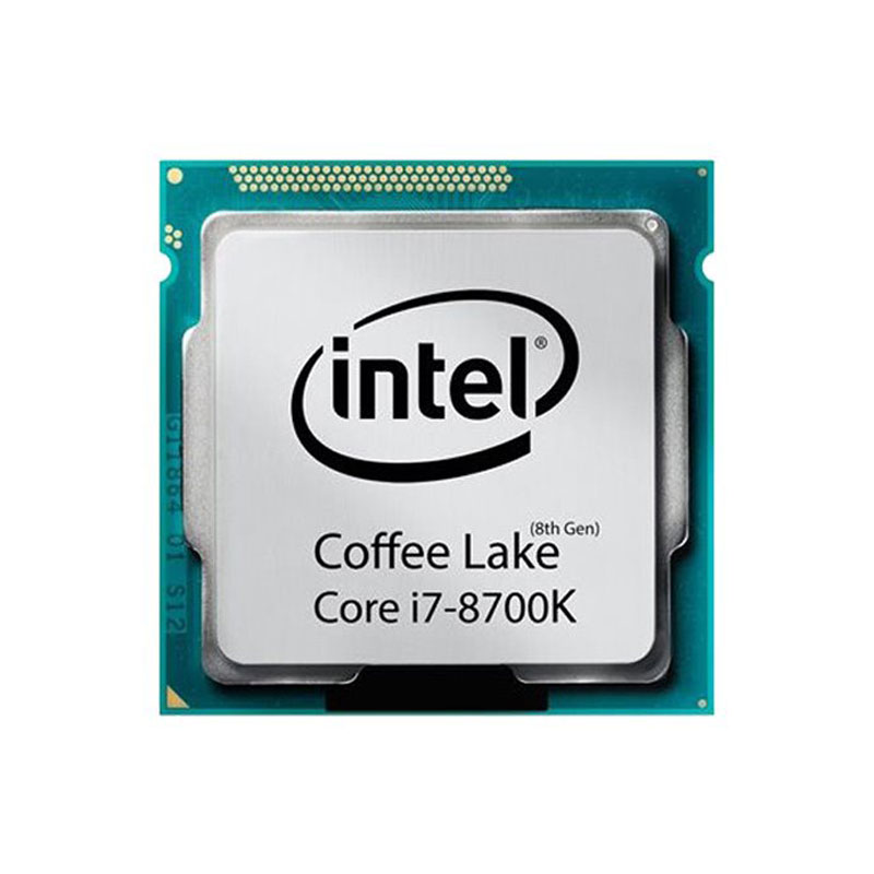 پردازنده مرکزی اینتل سری Coffee Lake مدل Core i7-8700K بدون جعبه پردازنده مرکزی اینتل سری Coffee Lake مدل Core i7-8700K بدون جعبه