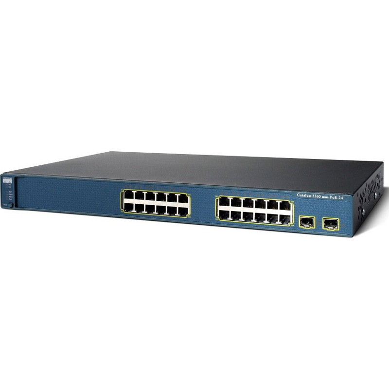 24PS-E.2 سوئیچ شبکه سیسکو24 پورت WS-C3560-24PS-E