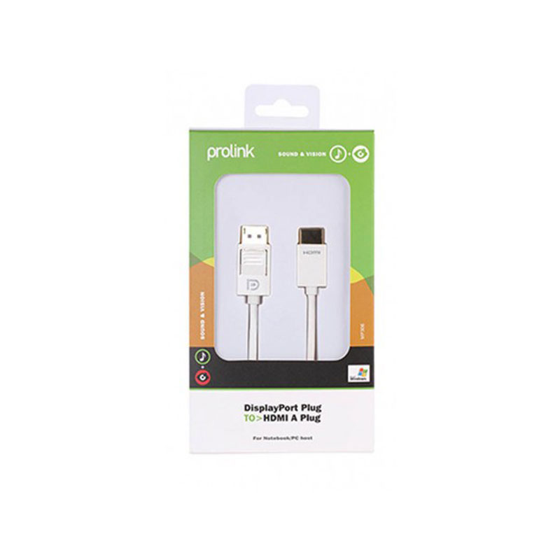 کابلProLink Diplay Port to HDMI 2m کابلProLink Diplay Port to HDMI 2m