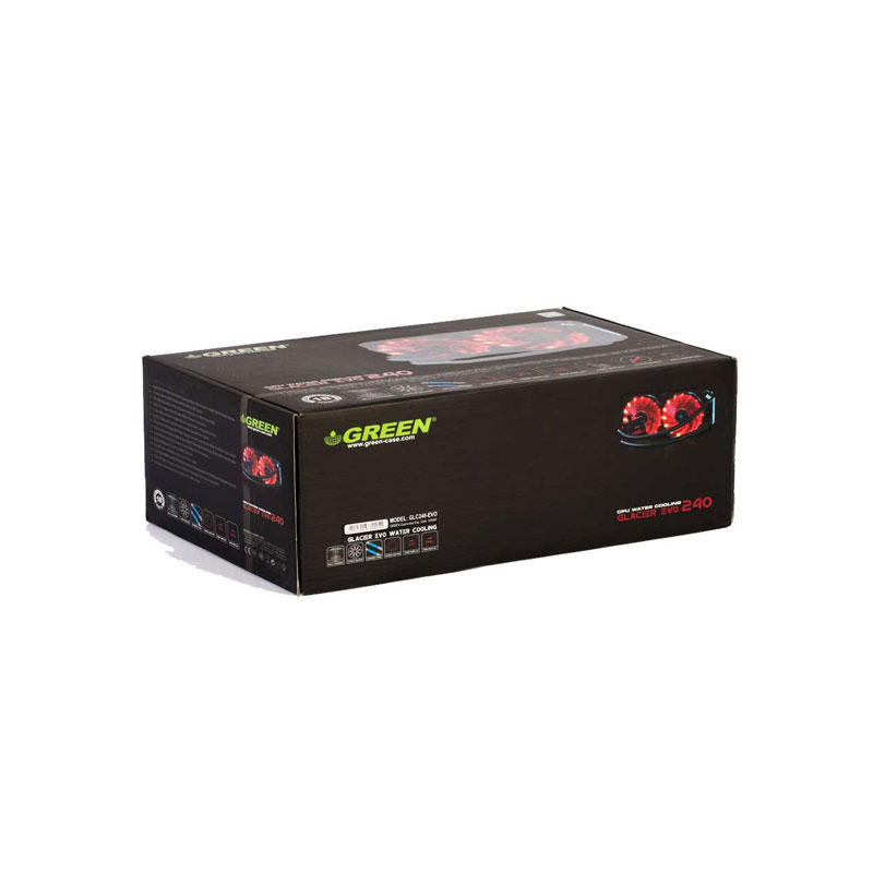 سیستم خنک کننده پردازنده گرین مدل Glacier GLC240-EVO Liquid سیستم خنک کننده پردازنده گرین مدل Glacier GLC240-EVO Liquid