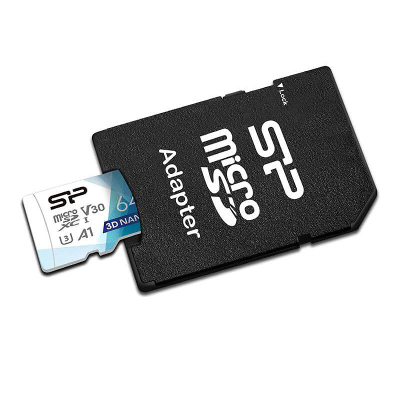 کارت حافظه سیلیکون پاور میکرو اس دی Superior Pro V30 ظرفیت 64 گیگابایت