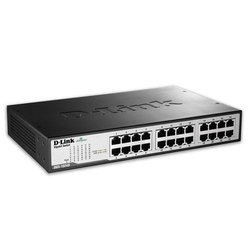 سوئیچ-2 سوییچ 24 پورت گیگابیتی و دسکتاپ دی-لینکDGS-1024D