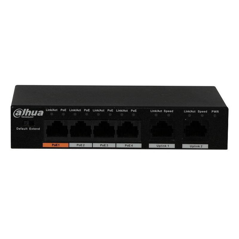 سوئیچ سوییچ شبکه 4 پورت داهوا PFS3006-4ET-60