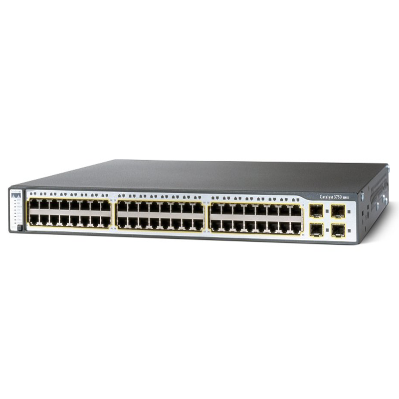 سوئیچ سیسکو سوئیچ شبکه سیسکو 48 پورت WS-C3750G-48PS-E