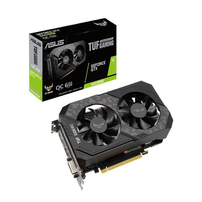 کارت4 کارت گرافیک گیمینگ ایسوس TUF-GTX1660-O6G-GAMING