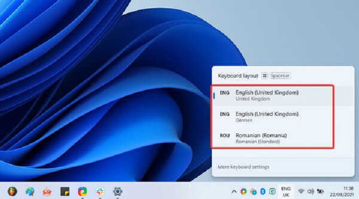 تغییر زبان کیبورد ویندوز ۱۱