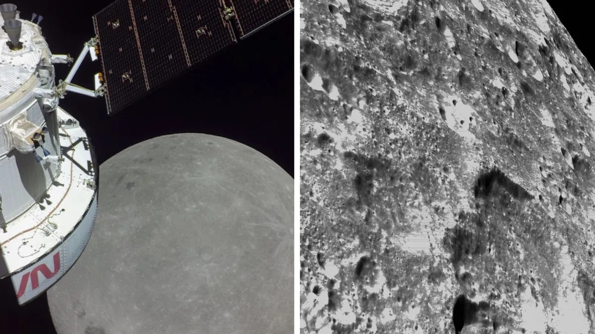 تصاویر خیره‌کننده‌ای که فضاپیمای اوریون از زمین و ماه گرفته است + عکس