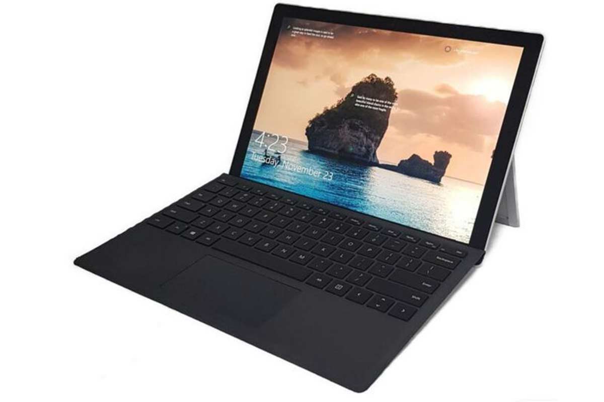 لپ تاپ استوک surface مدل pro 4 با پردازنده i5 نسل 6