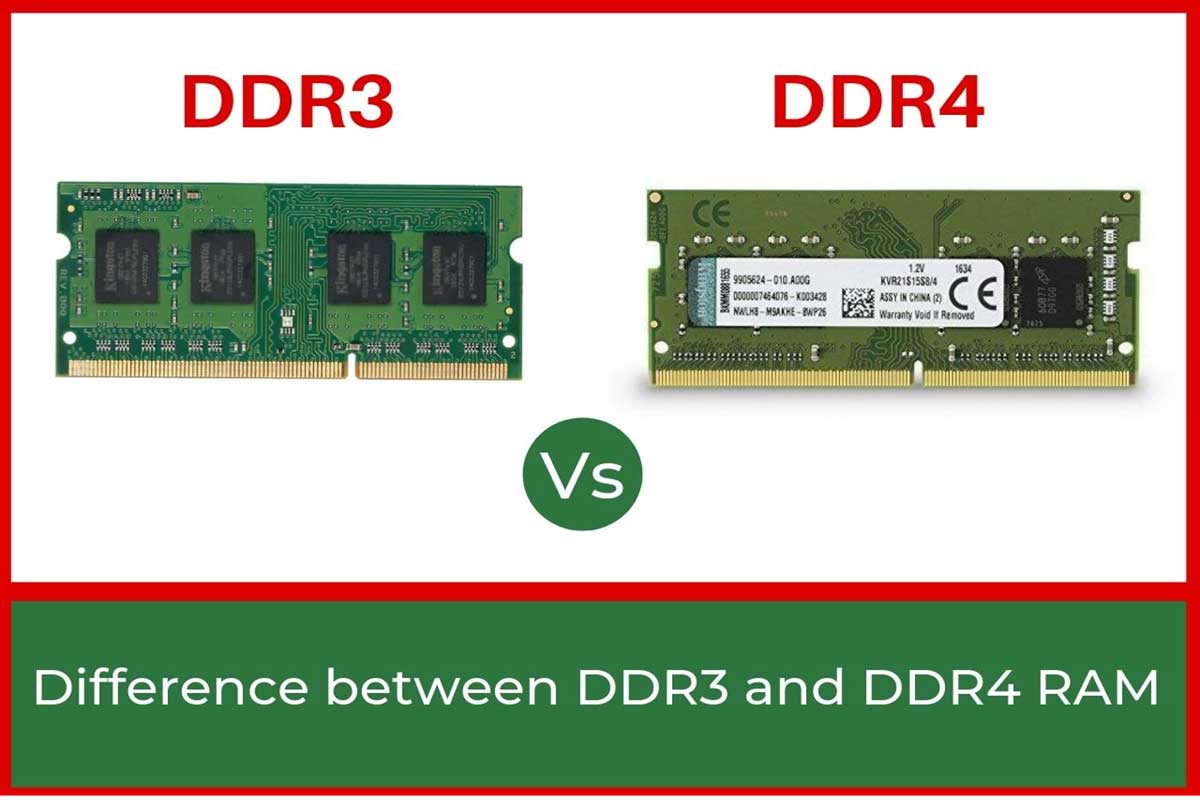 تفاوت رم DDR3 و DDR4